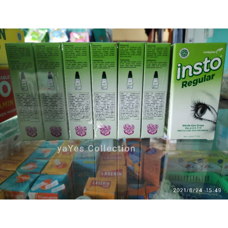 insto regular reguler Dry Eyes Cool obat tetes mata steril 7.5 ml eye drops mengatasi irritasi ringan mata merah