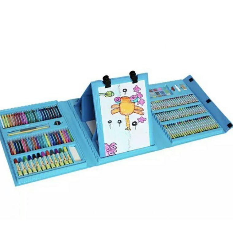 

✫Model Terkini✵ ZYDWU Colouring Set Anak 208 pcs Crayon Art Set Alat Lukis 61 ✫Ready