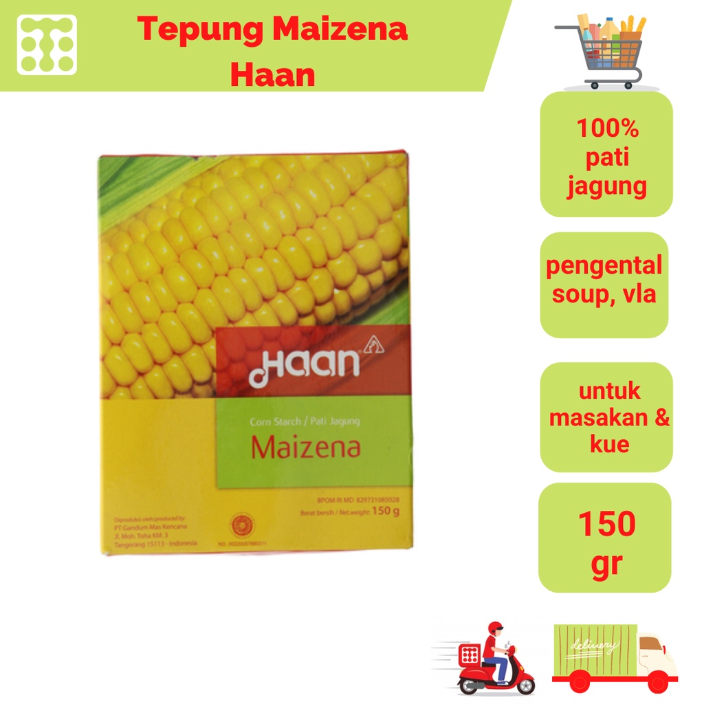 

Tepung Maizena Haan 150 Gram / Tepung Dari Pati Jagung