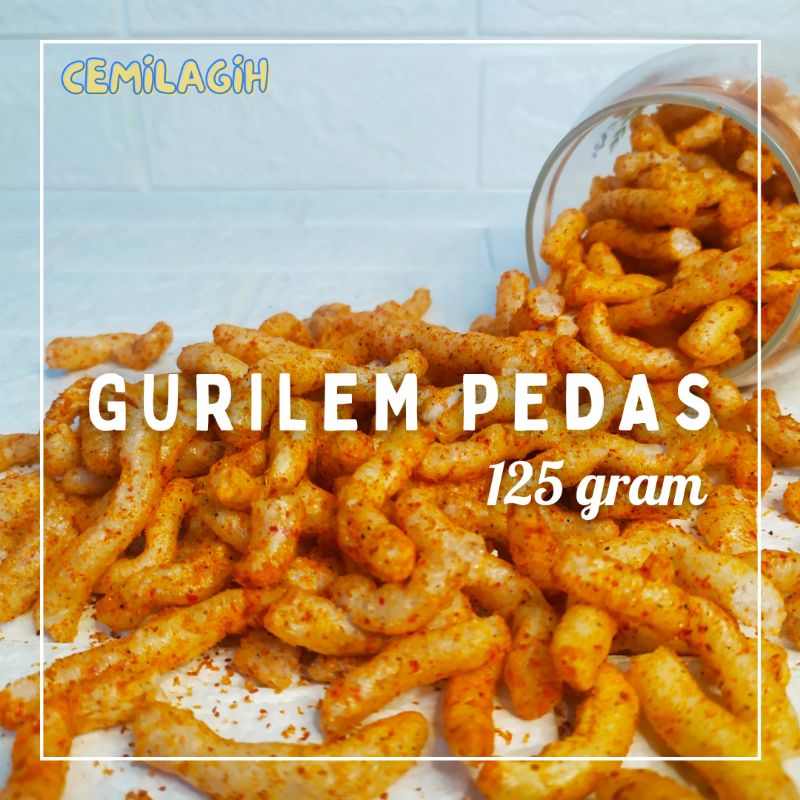 KERUPUK GURILEM PEDAS 125 gram