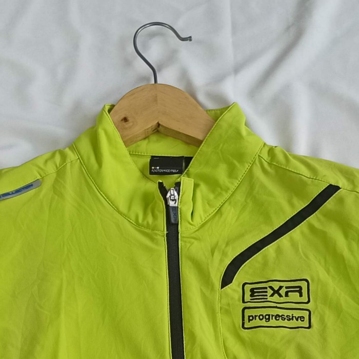 MOTOR SPORT JACKET WARNA HIJAU STABILO BRAND EXR PROGRESSIVE