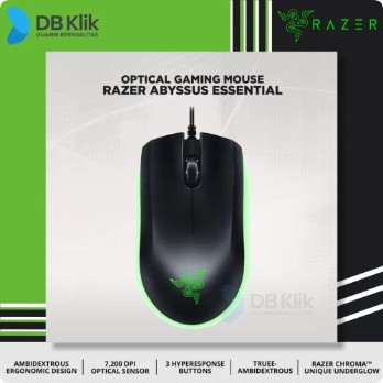 Mouse Gaming RAZER Abyssus Essential Wired 7200 DPI - RAZER ABYSSUS&quot;ORIGINAL&quot;