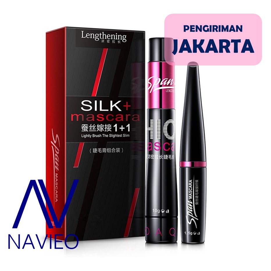 ORIGINAL SILK MASCARA EYELASHES LENGTHENING MASKARA TAHAN AIR WATERPROOF