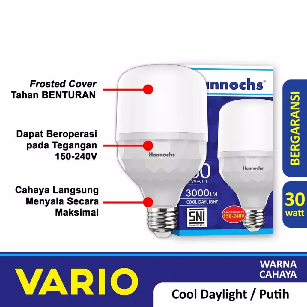 Hannochs Lampu LED Capsule Vario 30 Watt - Cahaya Putih