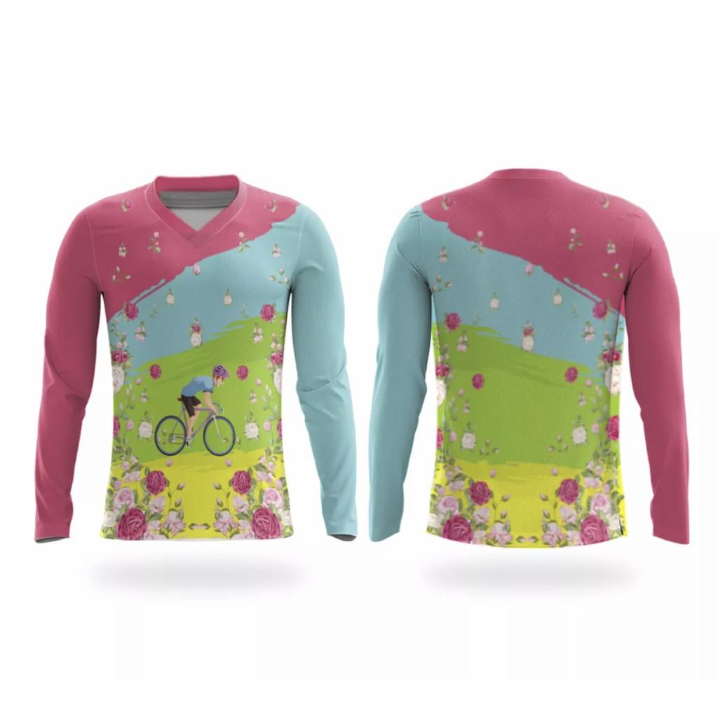 Jersey Sepeda Wanita Custom ~ Baju Sepeda Wanita ~ Kaos Sepeda ~ Seragam Sepeda Custom | FANCY