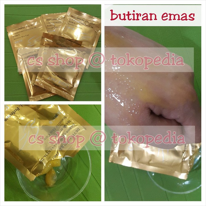 Naturgo emas / gold naturgo / facial gold / masker