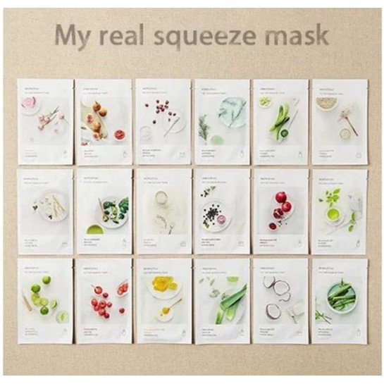 [PROMO] Masker Wajah Topeng Innisfree Real Squeeze Sheet mask 23 ML