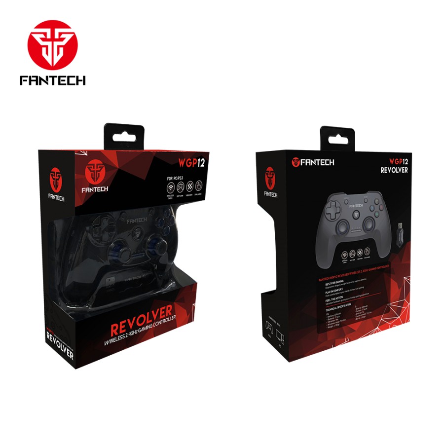 Fantech WGP12 Gamingpad Revolver Gaming Controller Wireless Garansi Resmi