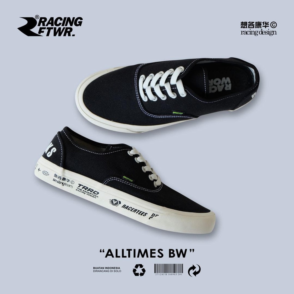 RACERTEES Sepatu Sneaker 'Alltimes  BW'