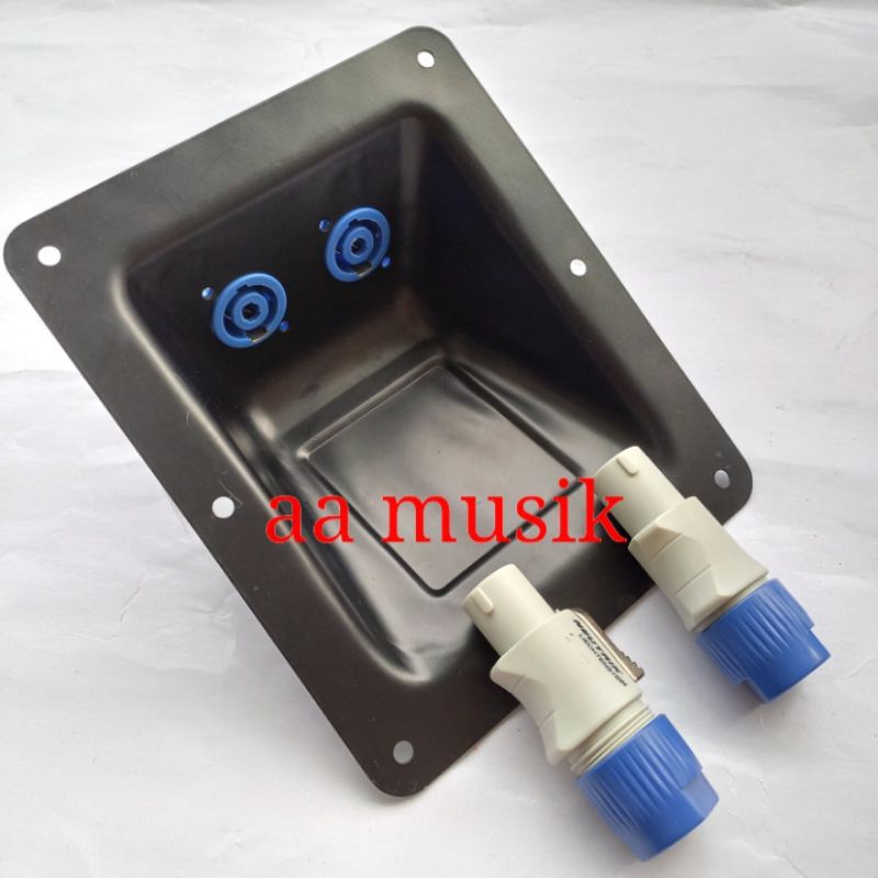 PANEL BOX SPEAKER CEKUNG BAHAN BESI PLUS SPIKON