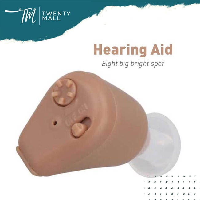 Alat Bantu Dengar In Ear Hearing Aid - TaffOmicron | Alat Bantu Dengar Orang Tua | Alat Bantu Dengar