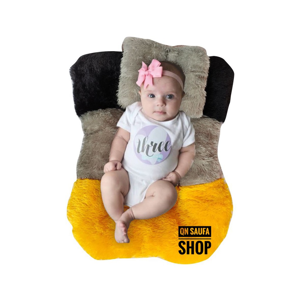 SOFA BAYI TERBARU BABY DREAM BULU RASFUR PREMIUM FREE BANTAL