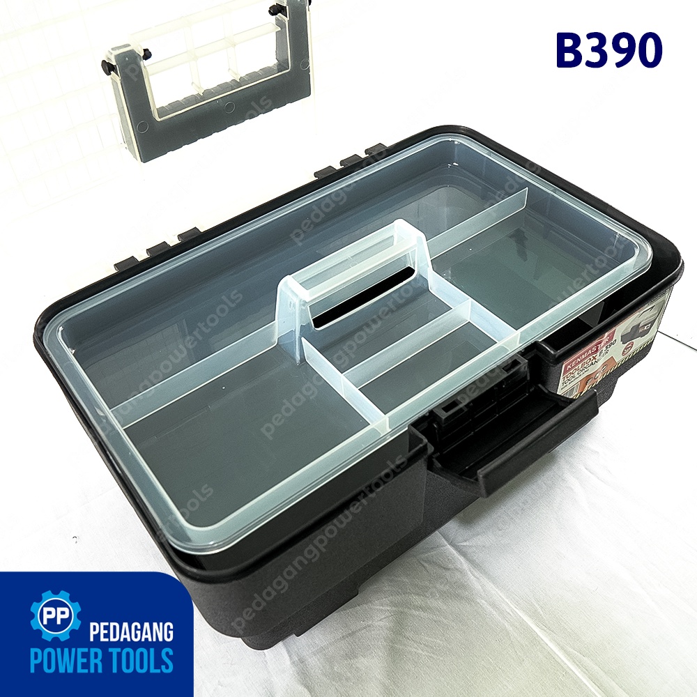 KENMASTER TOOL BOX B390 BESAR ORGANIZER TOOLBOX TOOLKIT KOTAK PERKAKAS