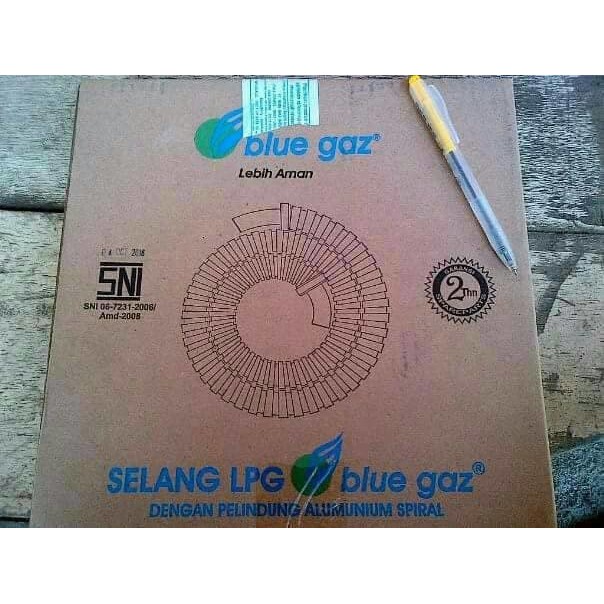 BLUE GAZ Selang Gas 1,8M Metal Spiral