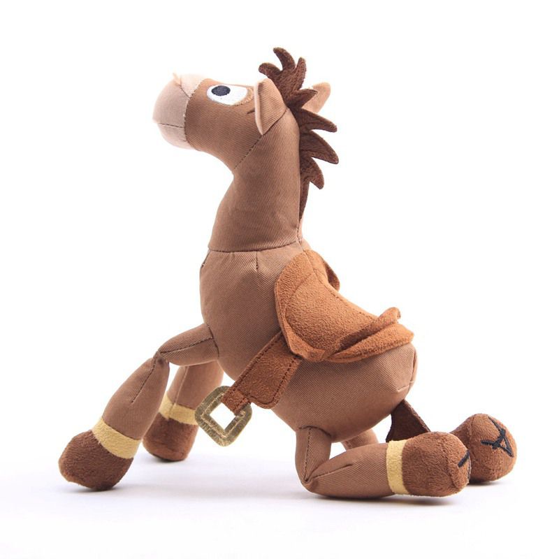 【Ready Stock】25cm Toy Story Soft Plush Stuffed Bullseye Woody Jessie Horse Cute Doll Kids Toy