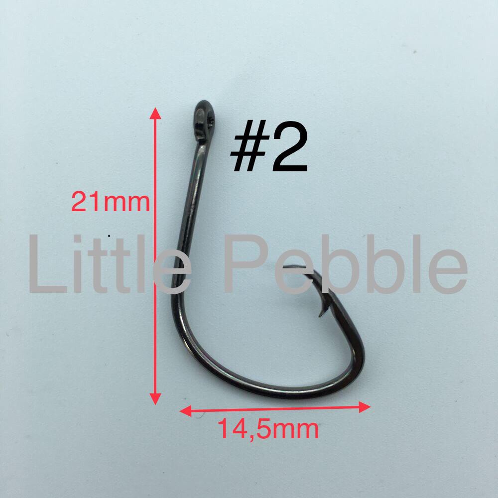 10pcs Fishing Circle Hook Mata Kail Pancing Ikan