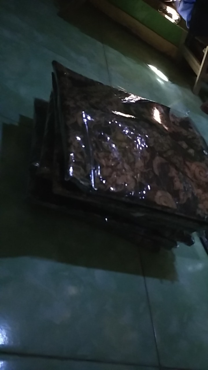 Arka Batik Hrb026 Kenongo Kemeja Hem Pendek Padi Pekalongan M L Xl Murah Keren Batik Pria Wajik Biru