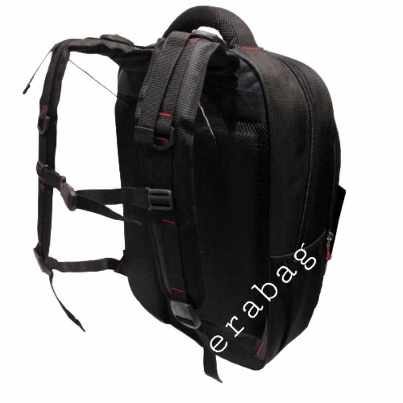 Tas Ransel POLO ACE  Backpak Laptop Jumbo 20 INCHI 9037 Hitam