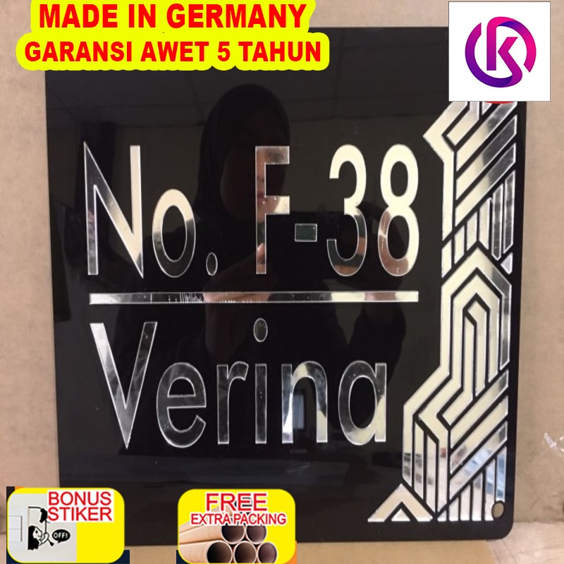 

Murah Akrilic Nomor Rumah uk 25x30cm dengan cermin