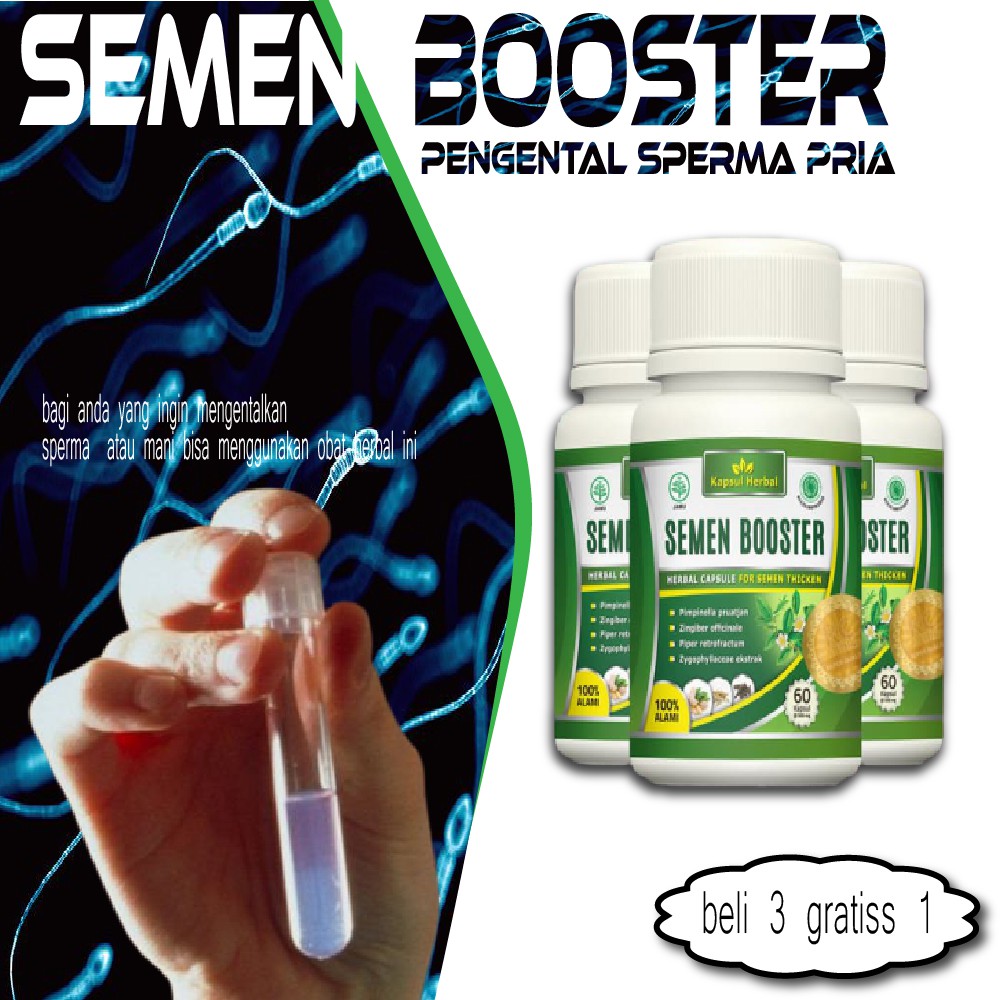 SEMEN BOOSTER- OBAT KUWAT PENGENTAL- PENYUBUR SPERMA PRIA