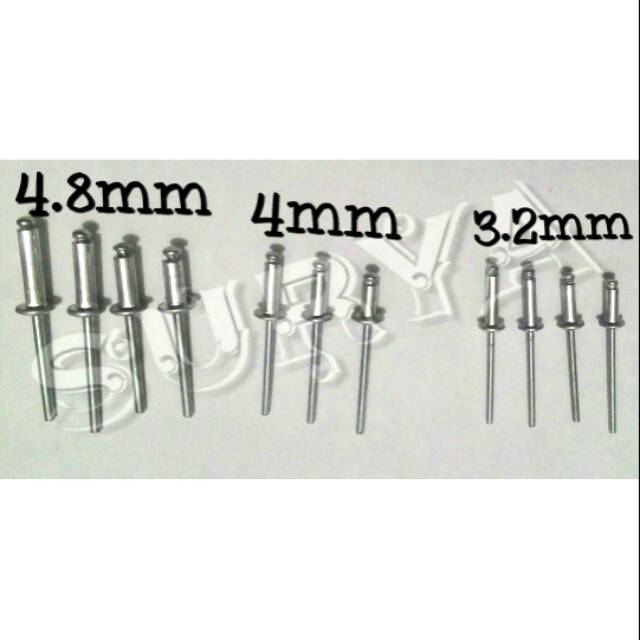 Mata Blind Rivet 540 4mm x 11mm