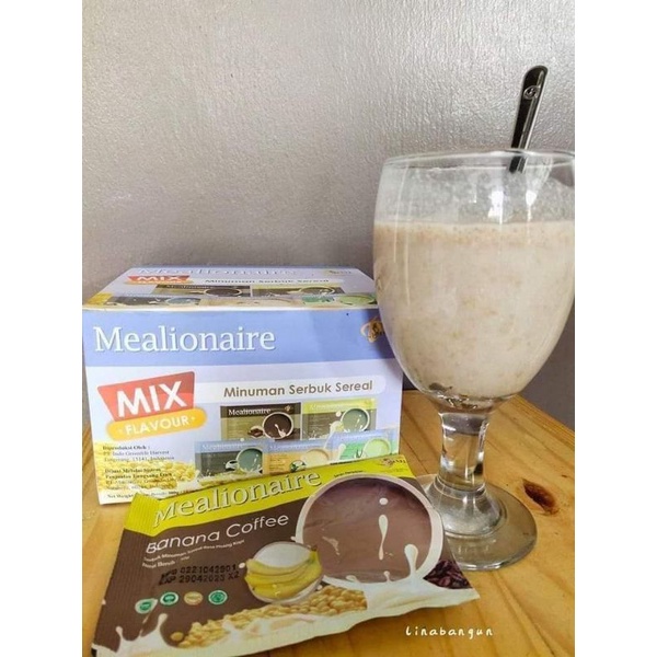 

Mealionaire Mix Banana Chocolat Minuman Serbuk Sereal Pengganti Makan