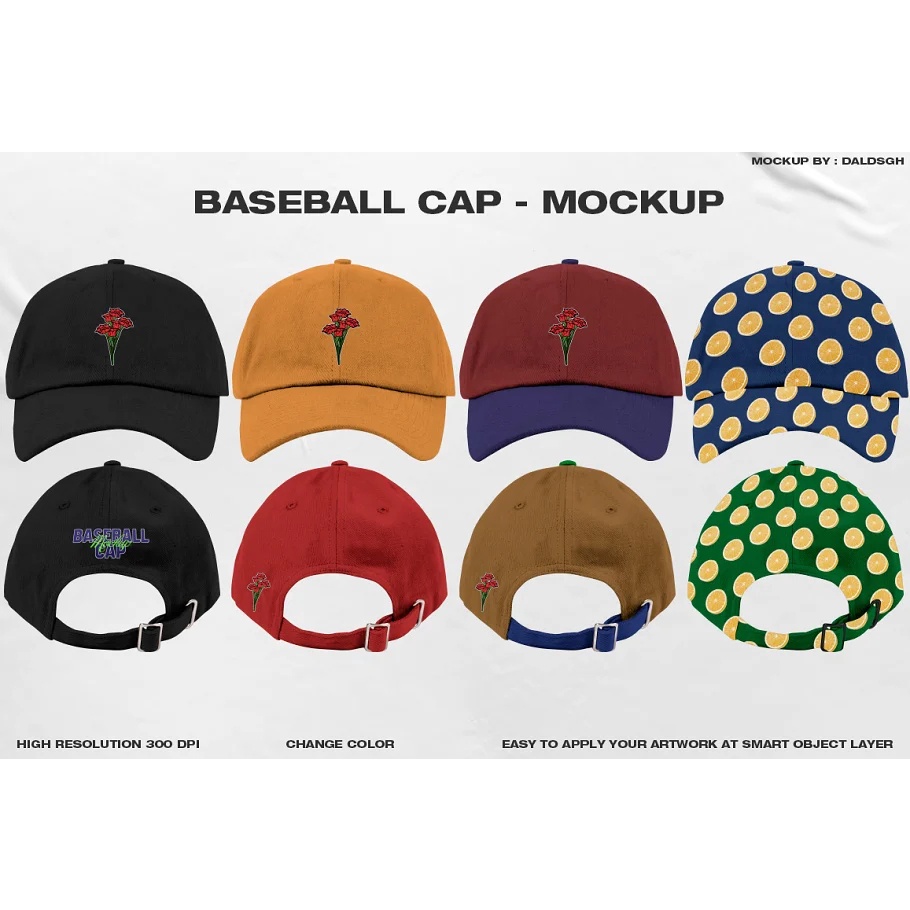 Baseball Cap Mockup