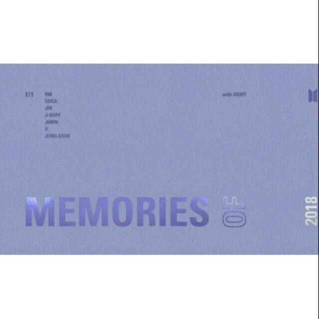 Dvd bts memories 2018