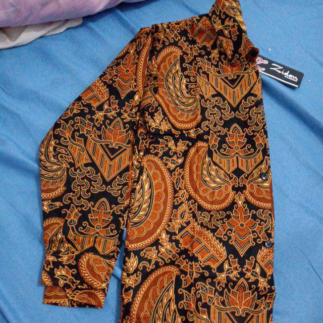 Kemeja Batik Anak Lengan Panjang