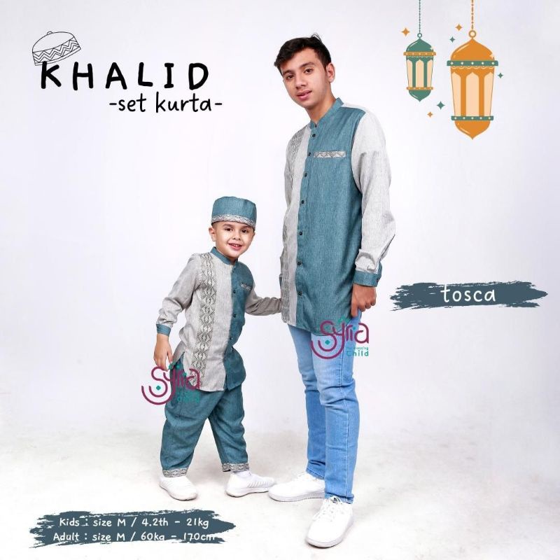 KOKO COUPLE KHALID DEWASA ANAK ORIGINAL BY VELIZA
