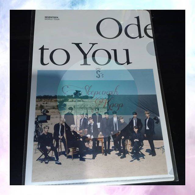 File Holder Seventeen Ode To You  Concert