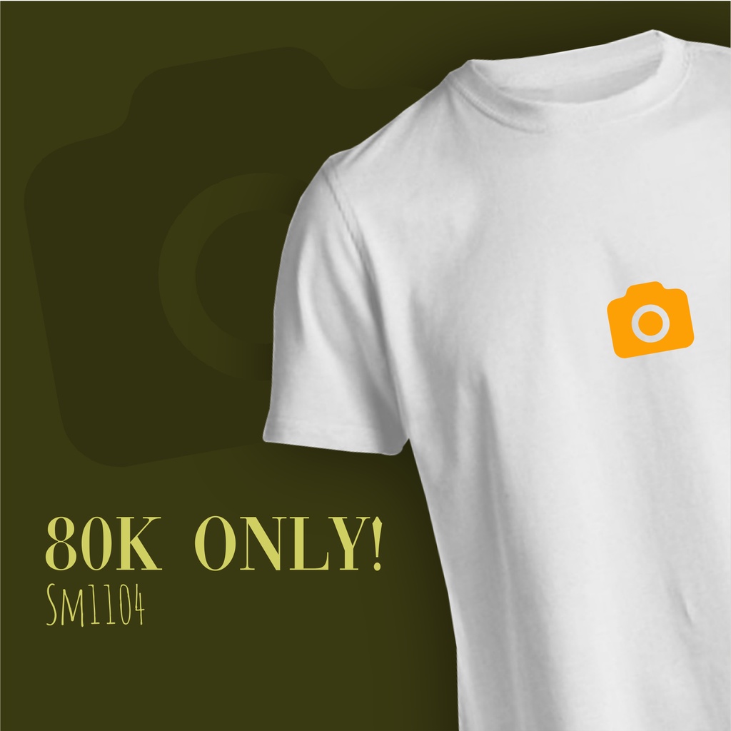 Jual Baju Kaos Minimalis Putih Shopee Indonesia