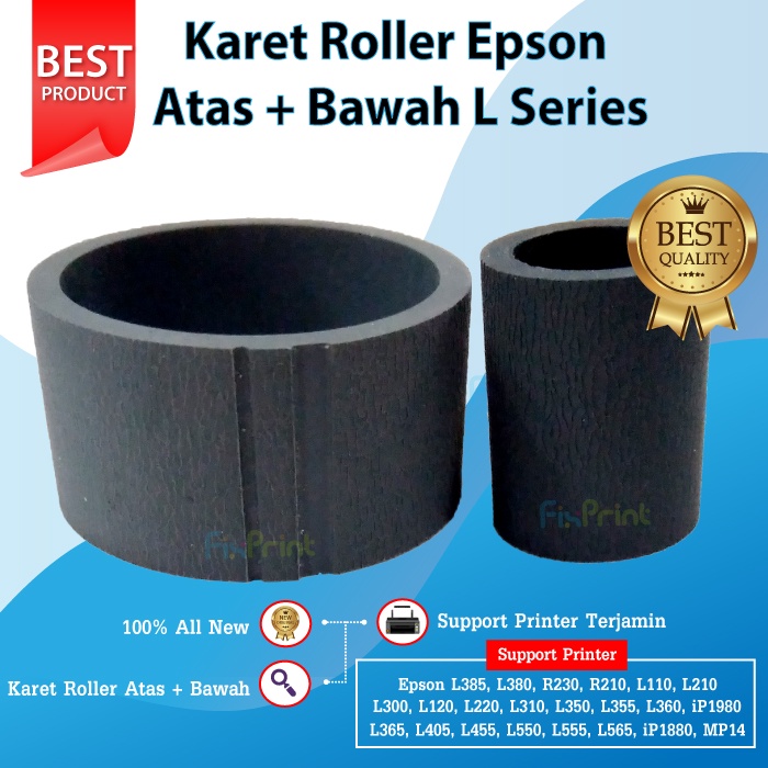 Karet Roller Atas Bawah Printer Epson L110 L120 L121 L210 L220 L300 L310 L350 L355 L360 L365 L380 L385 L405 L485 L550 L555 L565