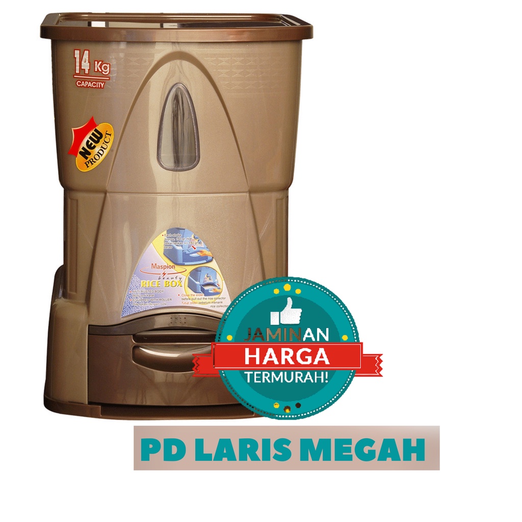 Rice Box Tempat Beras / Maspion Rice Box 14 Kg / Rice Box Maspion MRD - 1400AP