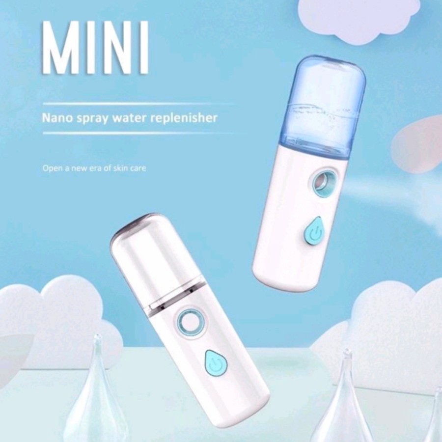 Nano Spray Perawatan Wajah Mini Portable USB Mist Sprayer Pelembab