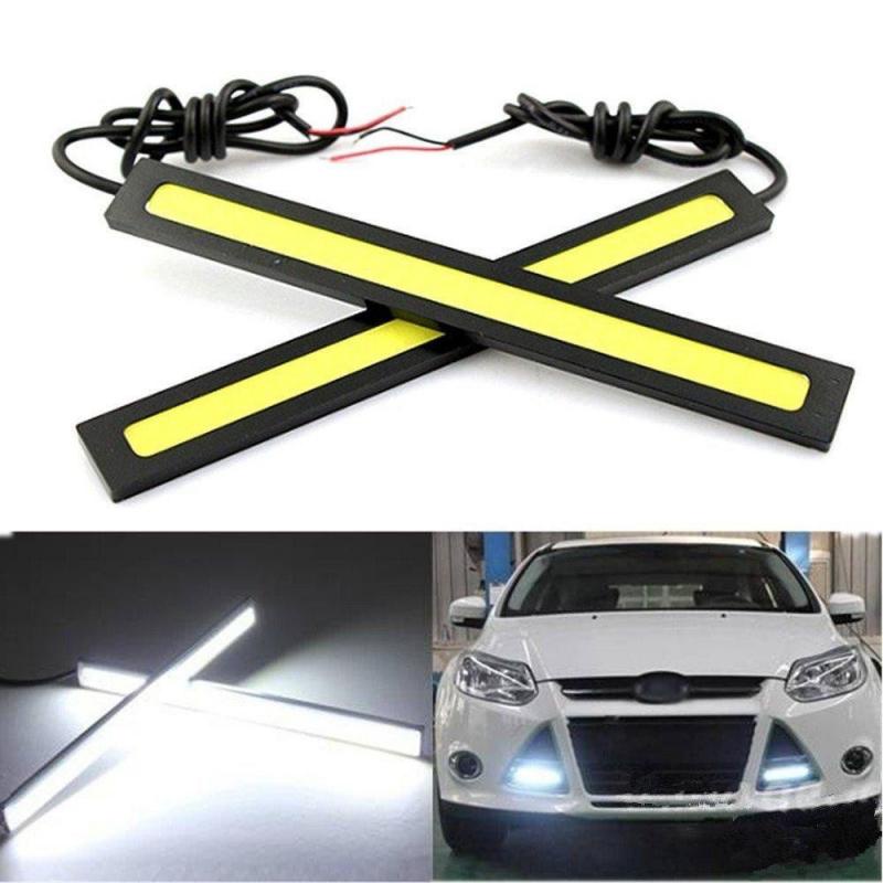 1 Pc Lampu strip led cob Dc 12v Tahan Air Untuk drl Dan Sein Mobil