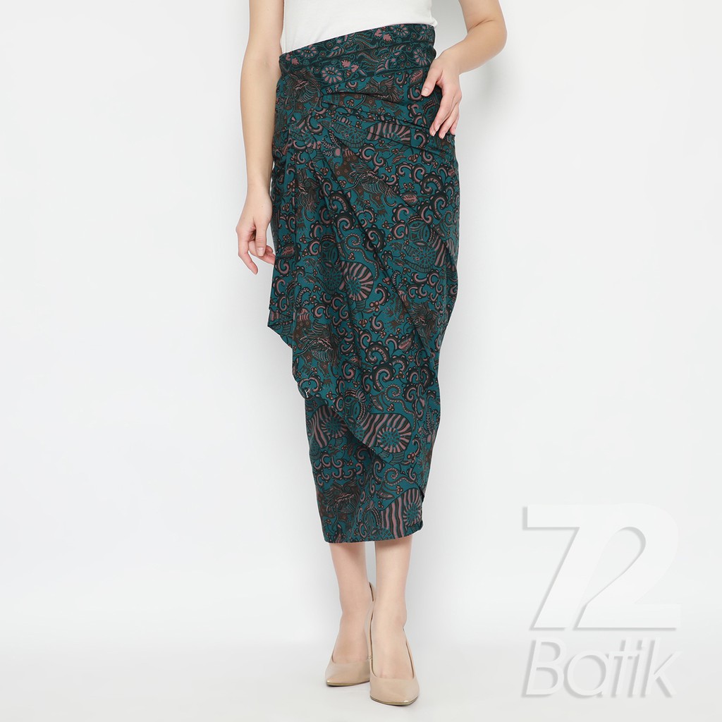 ROK BATIK SPAN Skirt Lilit Kebaya Instan Modern Wanita Motif Balian Biru Aqua Tosca Toska 724736 Cap 72 - Rok Batik Lilit Bawahan Skirt Kamen Kebaya Songket Batik Panjang Plisket Span Instan Jadi Bali Lembaran Premium Modern Untuk Wanita Kondangan