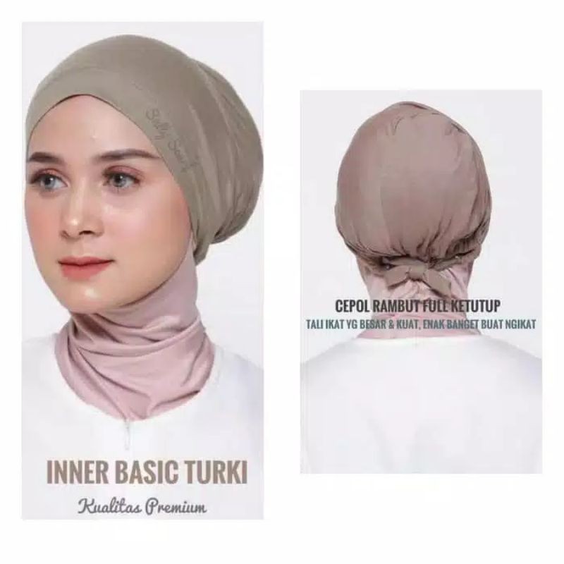 CIPUT TALI INER BAHAN KAOS INNER ADEM ARAB MURAH BANDANA TURKI POLOS NO RIBET