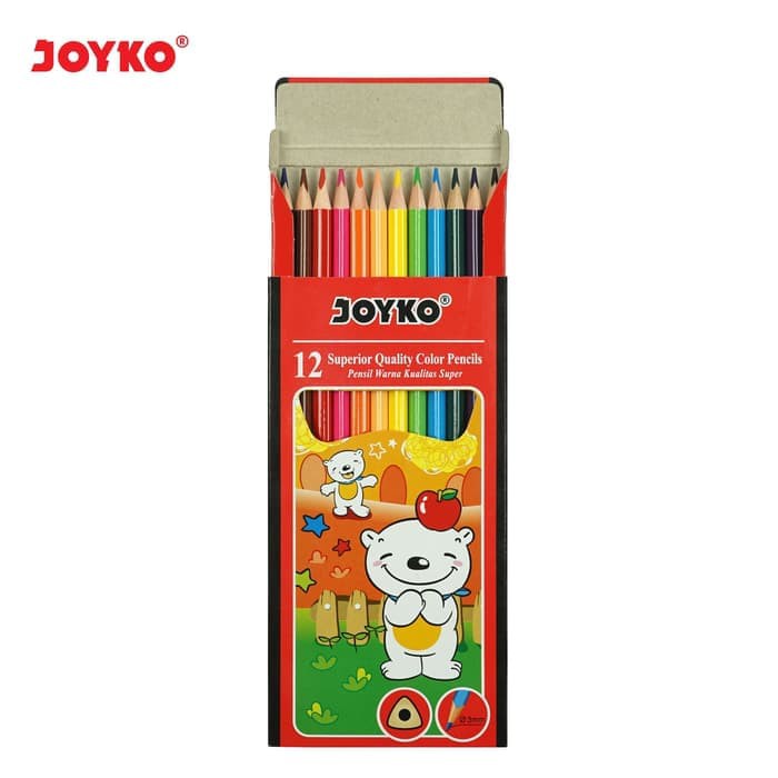 Pensil Warna / Pensil Gambar Joyko 12 Warna