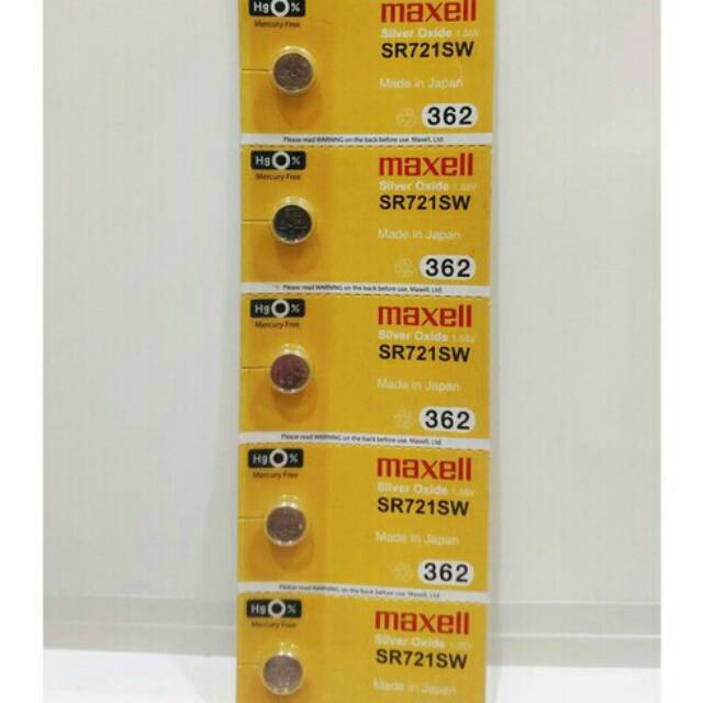 Baterai maxell 362 SR721
