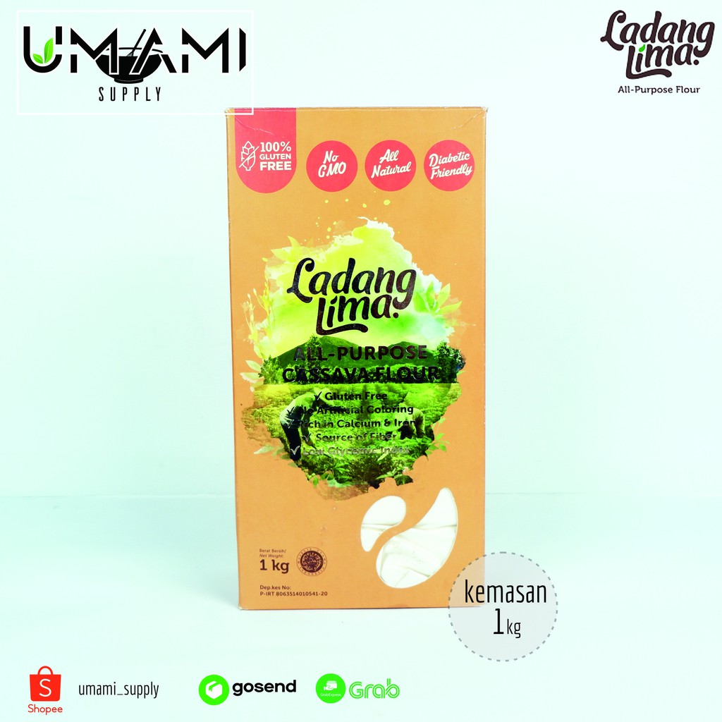 Jual Ladang Lima Cassava Flour Gluten Free 1kg Shopee Indonesia