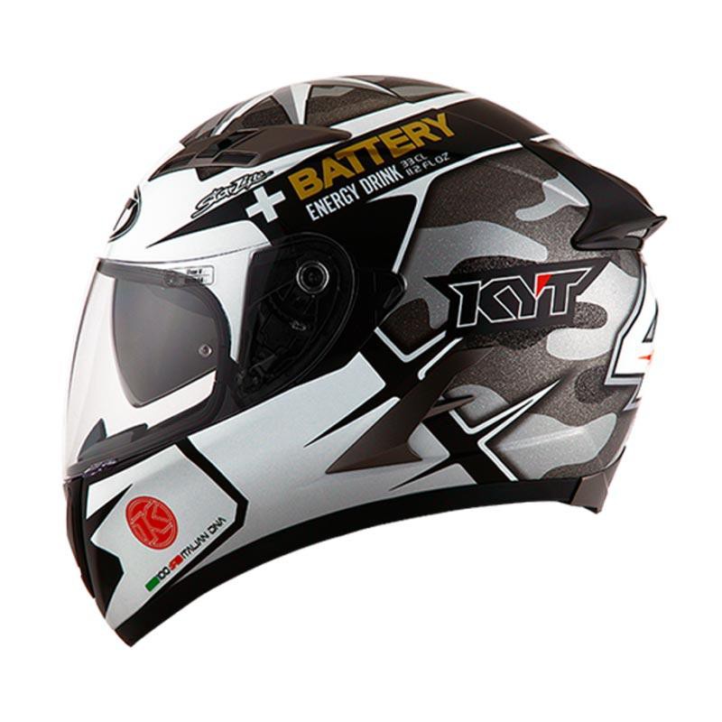 HM-1855 Kyt Vendetta 2 Aleix Espargaro Helm Full Face - Gun Metal Murah