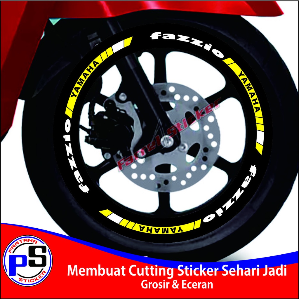 stiker velg yamaha fazzio