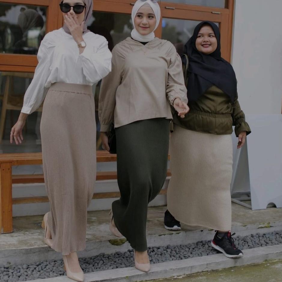 MTE.14Jl22т– Rok span rajut, rok knit, rok semi rajut premium