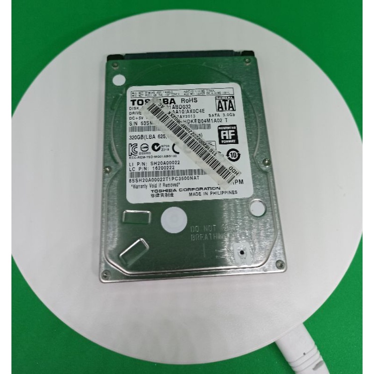 Hardisk Laptop 320Gb