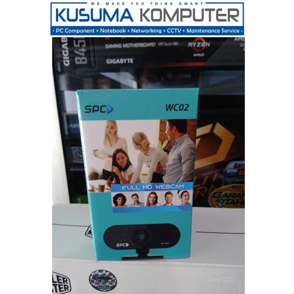 SPC Webcam WC02 - Webcam 1080P Full HD 2MP Auto Focus