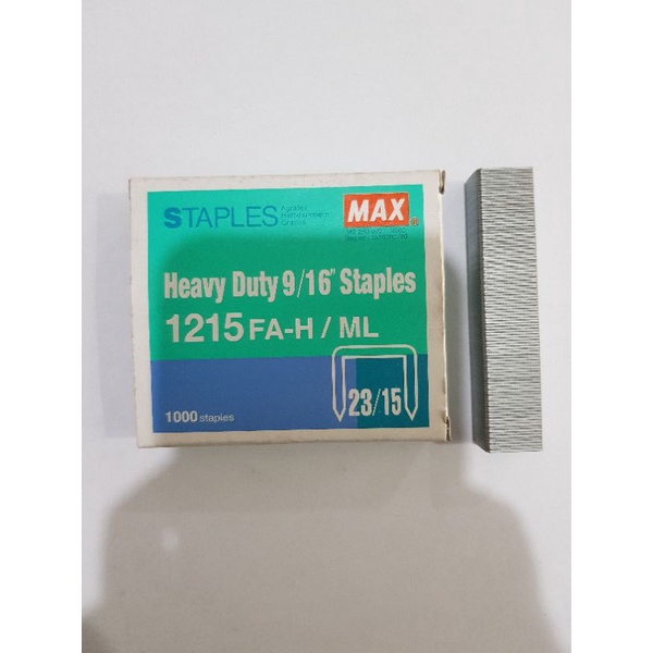 

Isi Staples Max 1215 Uk 23/15
