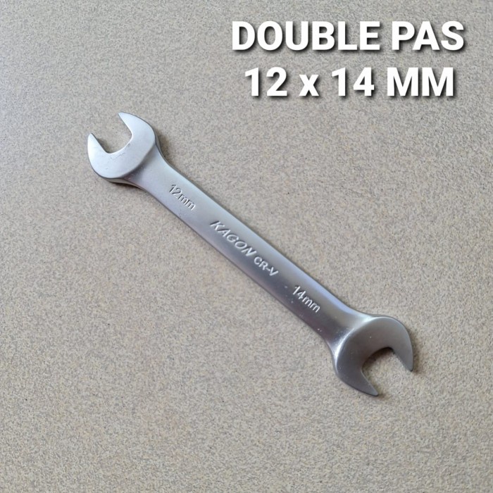 Kunci Double Pas KAGON CRV 12x14 MM