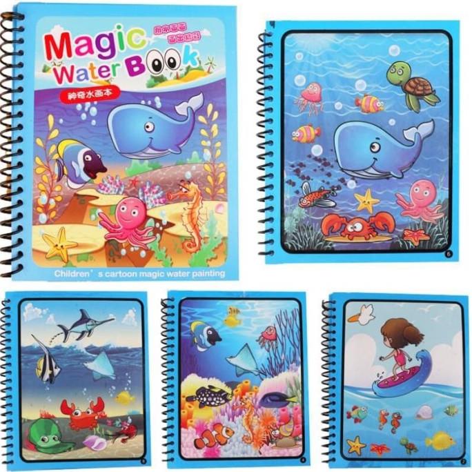 

Magic Water Book - Buku Mewarnai Water Doodle Book