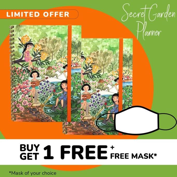 

Planner Agenda Secret Garden Kamalika Artprints